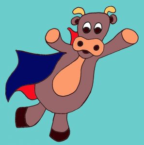FKB NEws image - super cow to the rescue