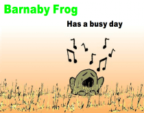 Barnaby Frog Had a Busy Day