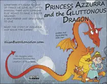 princess azzura and the gluttonous dragon
