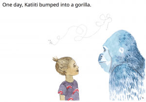 Katiiti and the Gorrilla - free simple childrens story