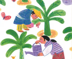 The Magic Powder - A folktale from Myanma, inspiring quote about trees