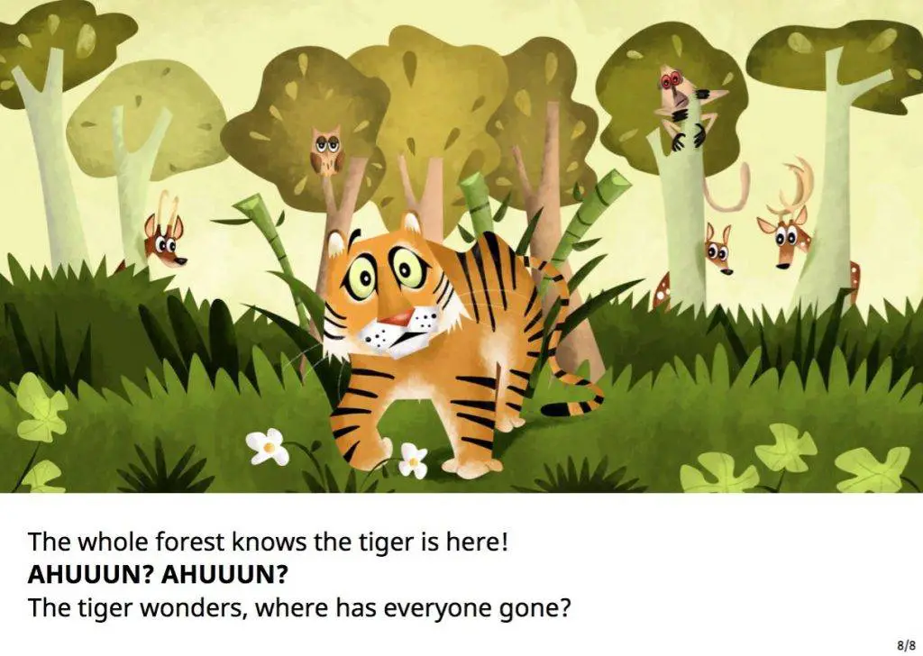 picture book for young children about tigers