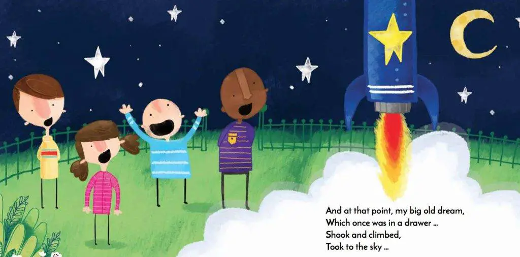 My dream in the drawer rhyming inspirational picture book