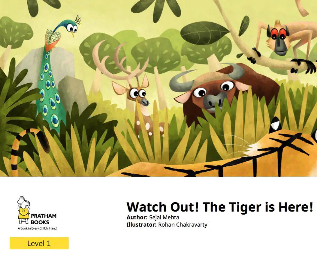 watch out the tiger is here short story for toddlers and early readers about tigers