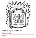 911 Colouring Story - Cameron Calls 9-1-1 - Free Kids Books