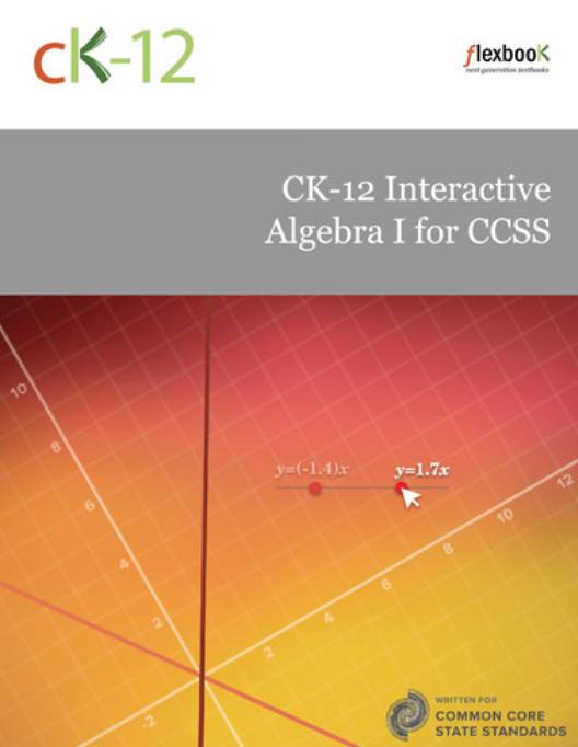 CK-12 Flexbooks online high school maths