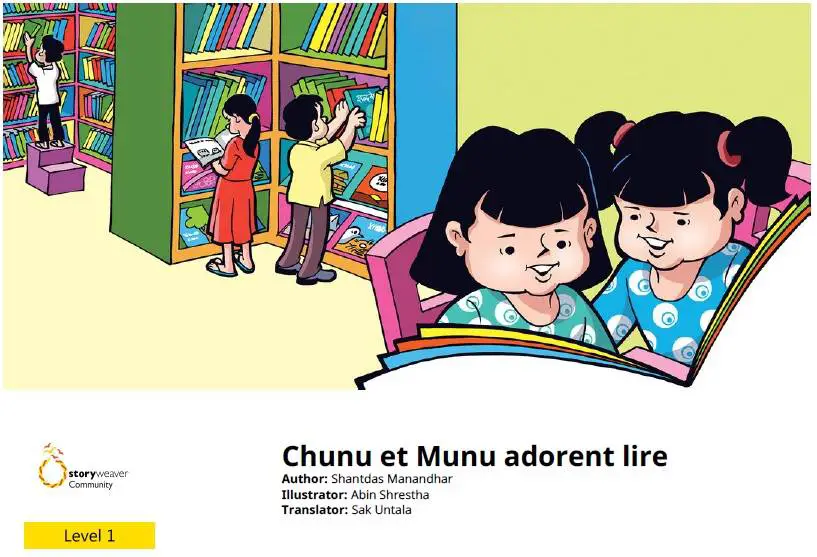 Chunu et Munu adorent lire