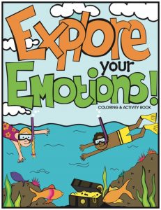 Explore my emotions colouring book