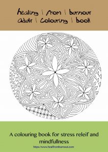 mindfulness YA colouring book