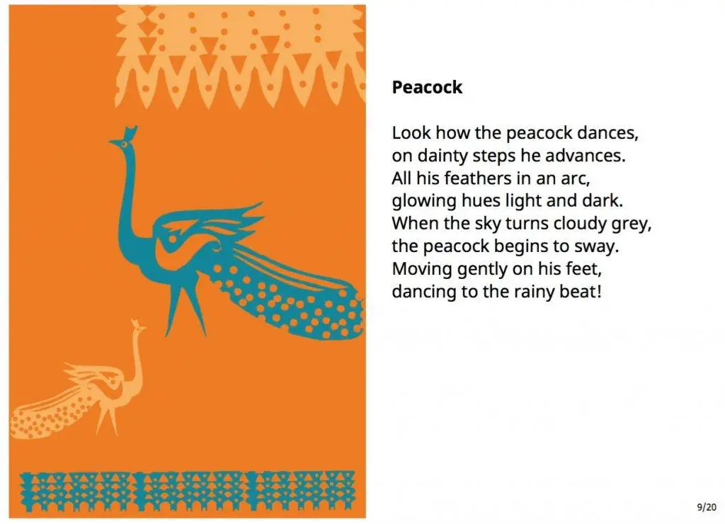 here comes the camel children's poems Prayag Shukla peacock