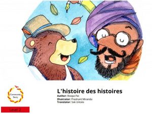 L'histoire des histoires