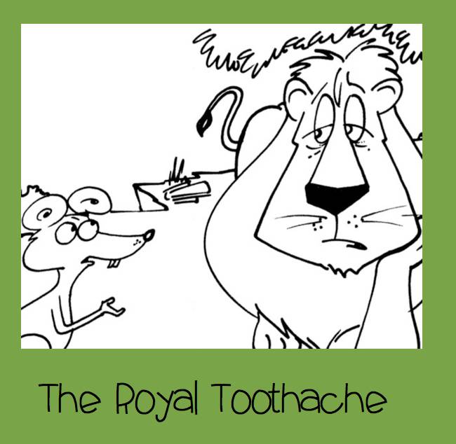 the royal toothache colouring book hygiene
