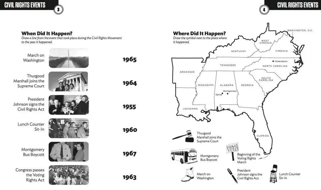 SPLC Civil Rights Activity Book page 1