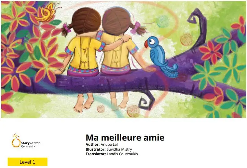 Ma Meilleure Amie My Best Friend French Free Kids Books