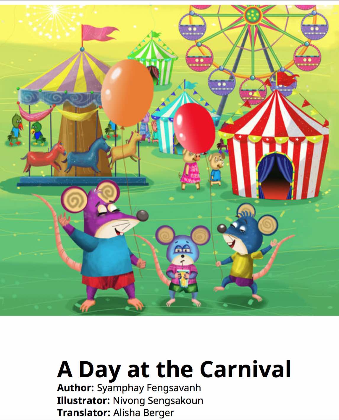 A Day at the Carnival children's story cover