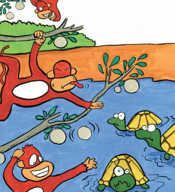 Children's story about a clever tortoise cover
