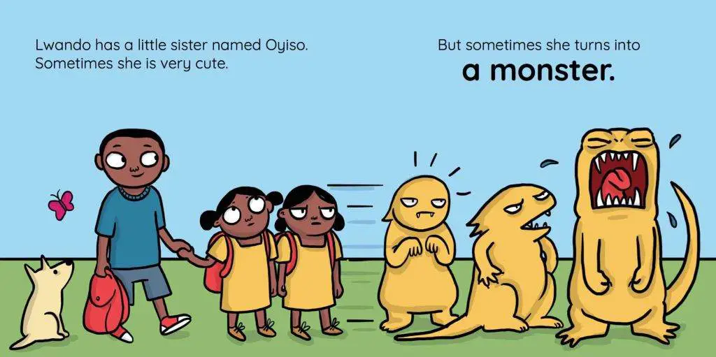 Free illustrated children's ebook - How to Tame a Monster from bookdash sample page