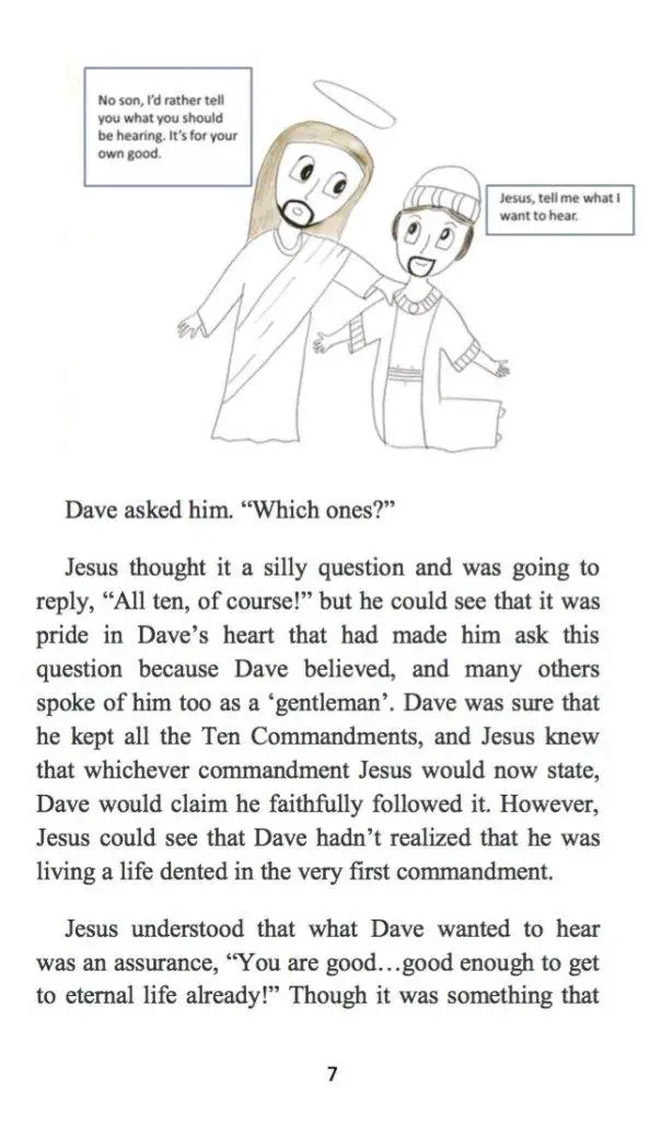 Free bible stories about Jesus children's ebook sample page