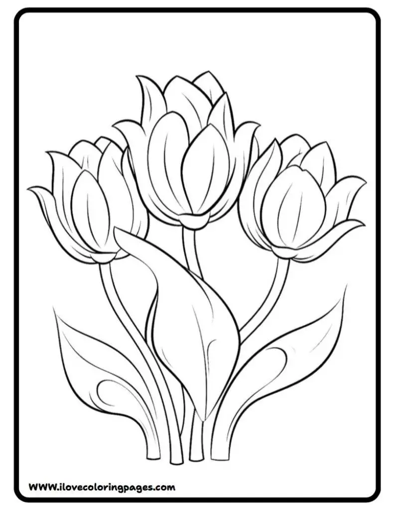 Beautiful and Easy Flowers Colouring Book free children's ebook download