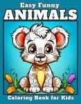 free Easy funny animals colouring ebook cover