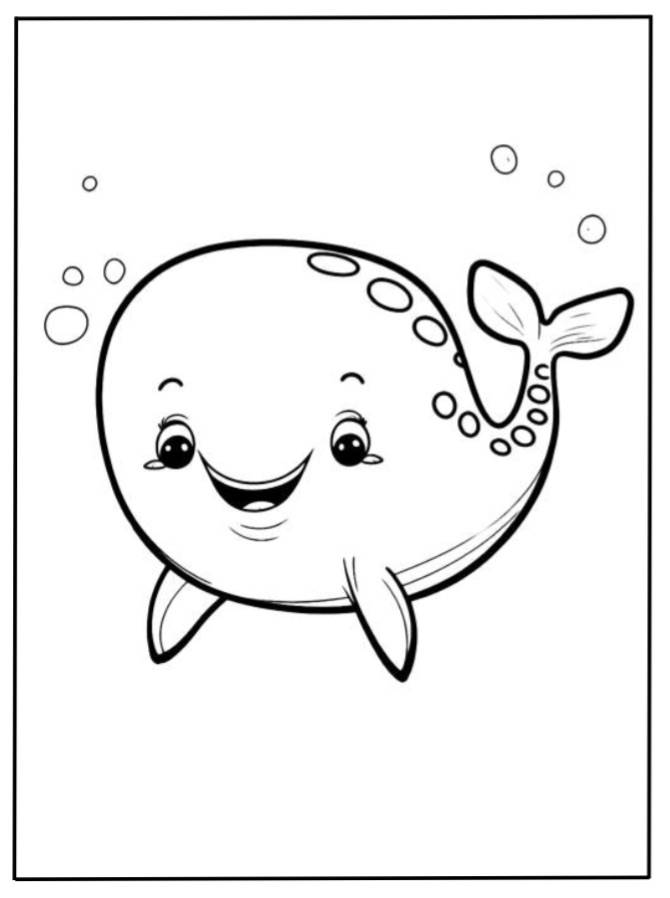free Easy funny animals colouring ebook page