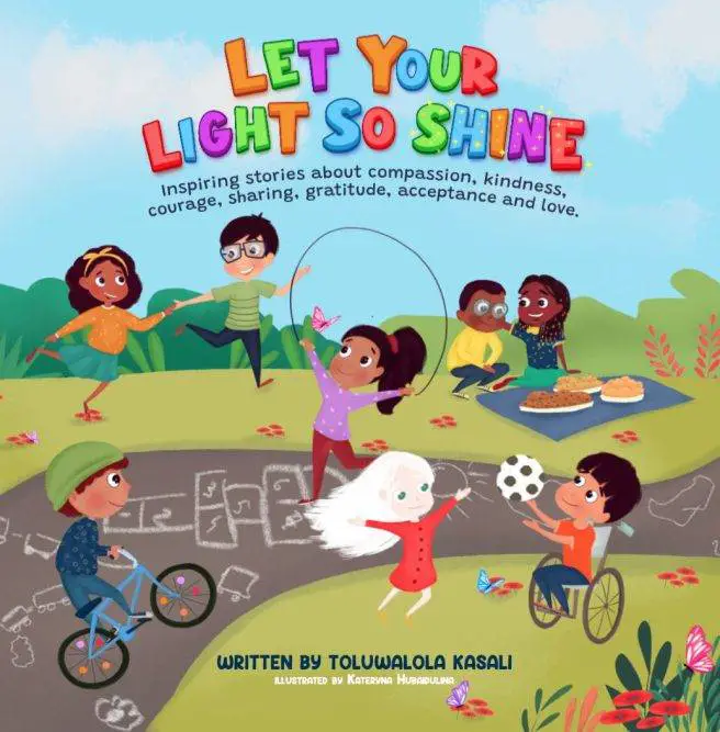 Let your light so shine free children's ebook cover